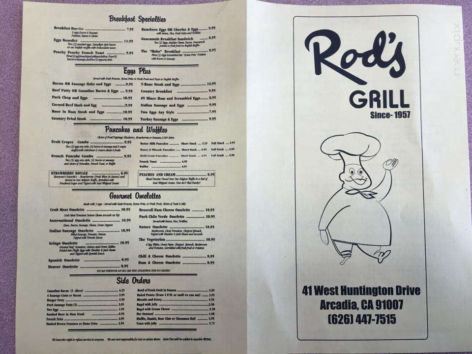 Rod's Grill - Arcadia, CA