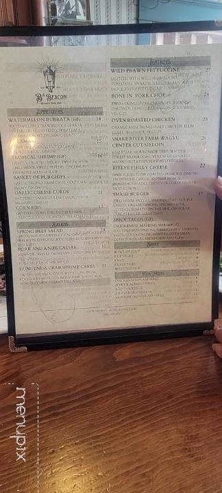 B's Beacon - Hope, ID menu_pic