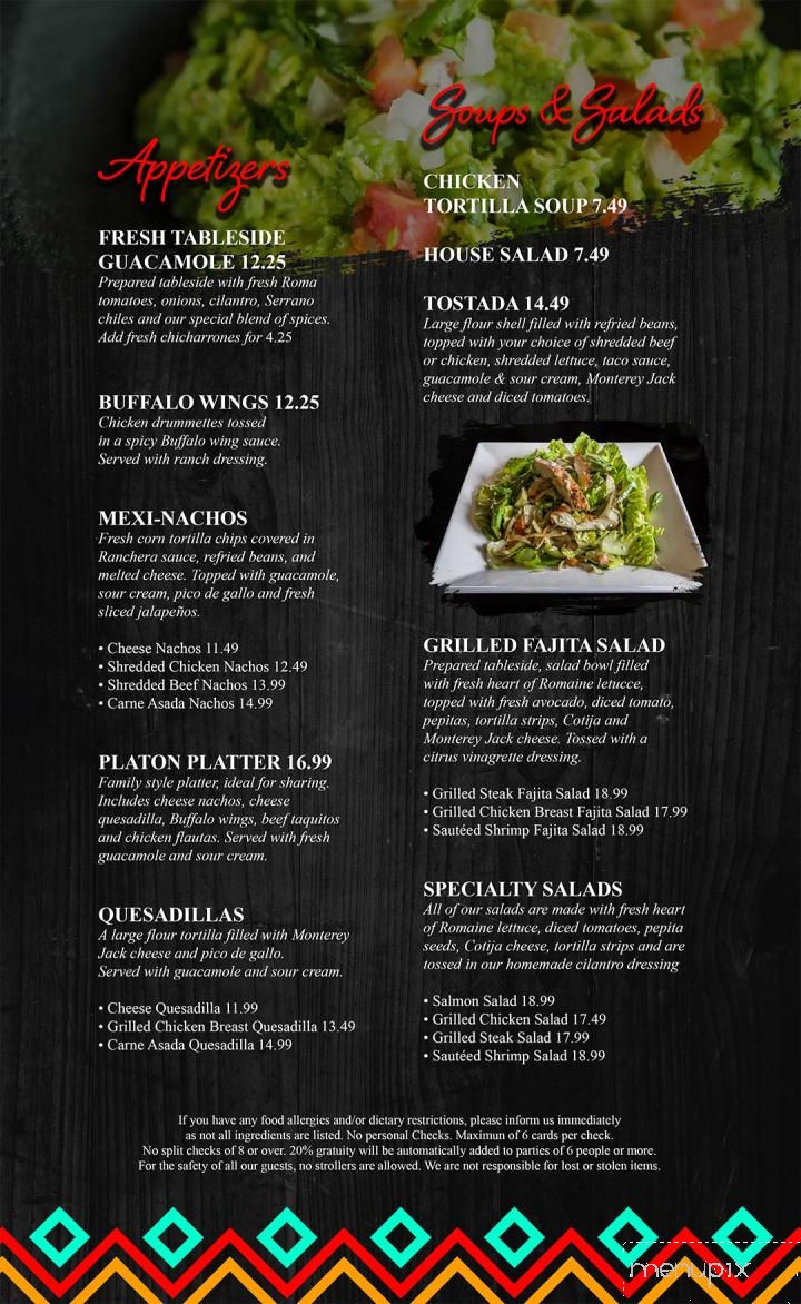 Elvira's Mexican Grill - Simi Valley, CA menu_pic