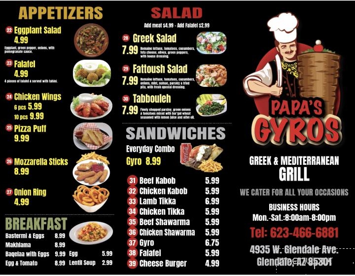 Great Papas Gyro - Glendale, AZ