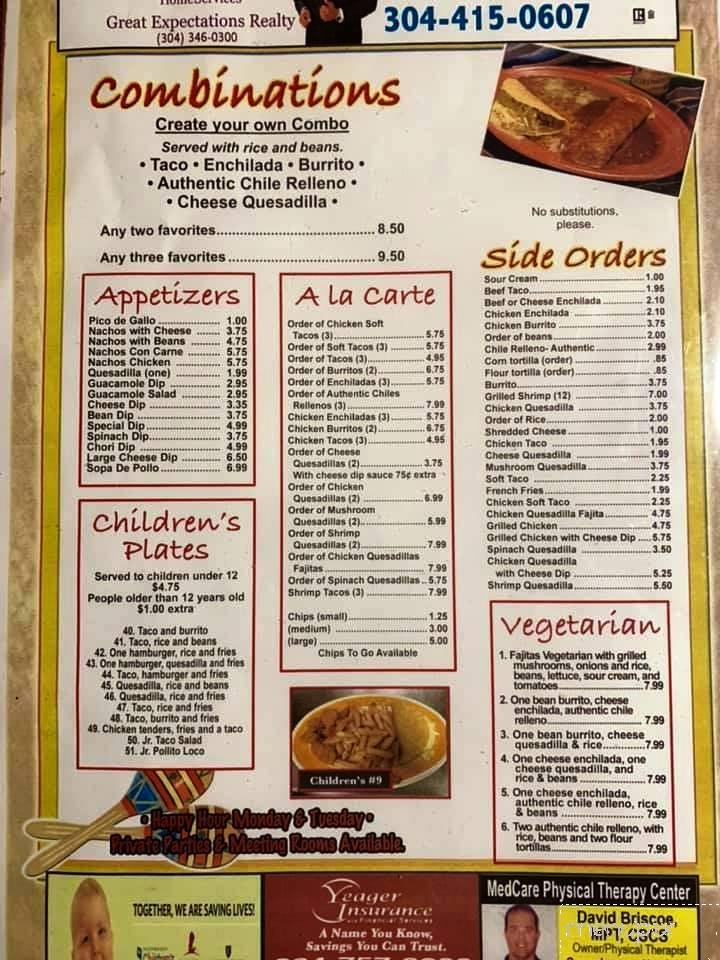 Mi Pueblito - Hurricane, WV menu_pic