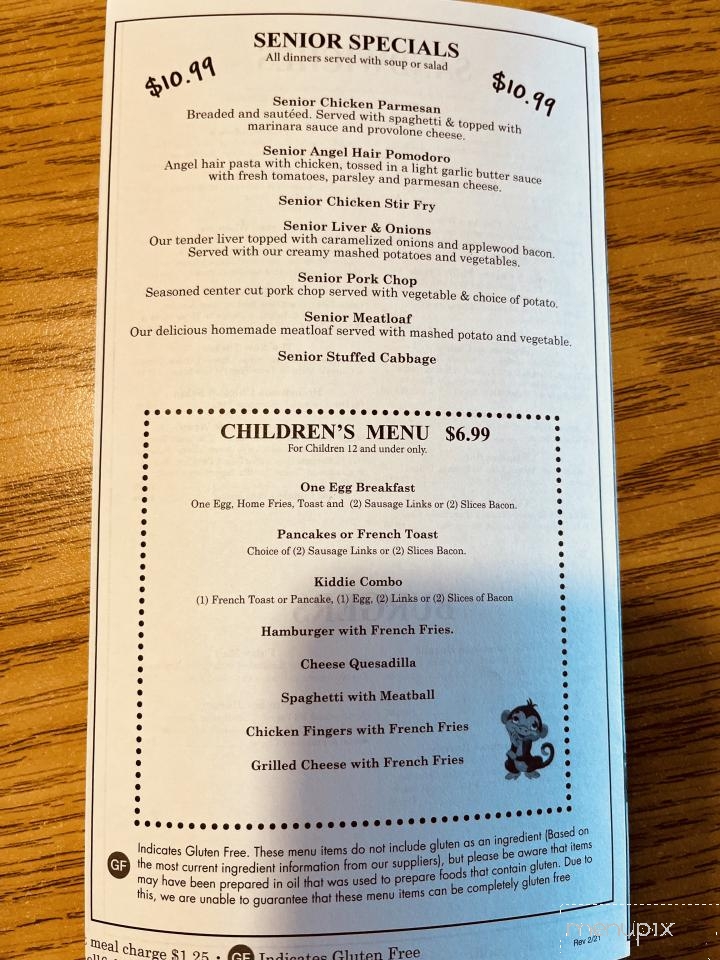 Johnny's Boathouse - Avon Lake, OH menu_pic