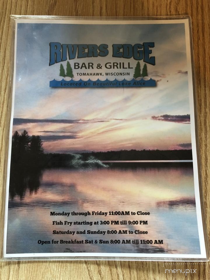 K & K River's Edge - Tomahawk, WI menu_pic