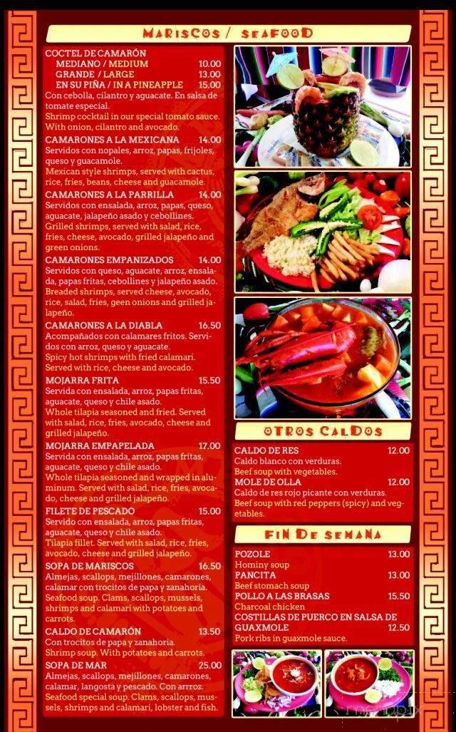 San Lucas Mexican Restaurant - Camden, NJ menu_pic