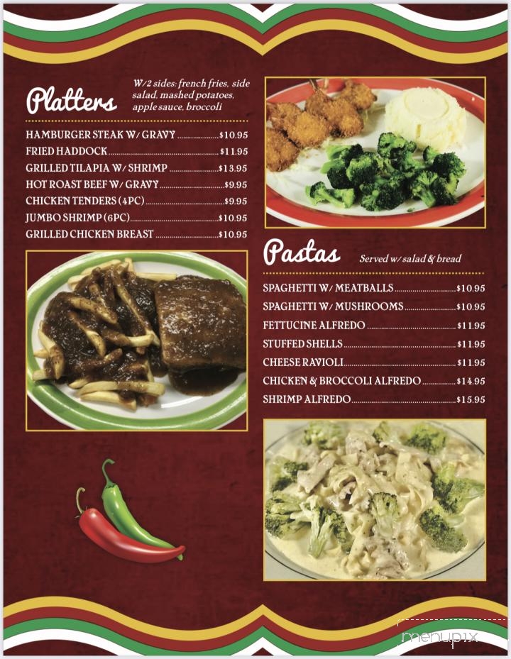 Jenny's Family Restaurant - Taneytown, MD menu_pic