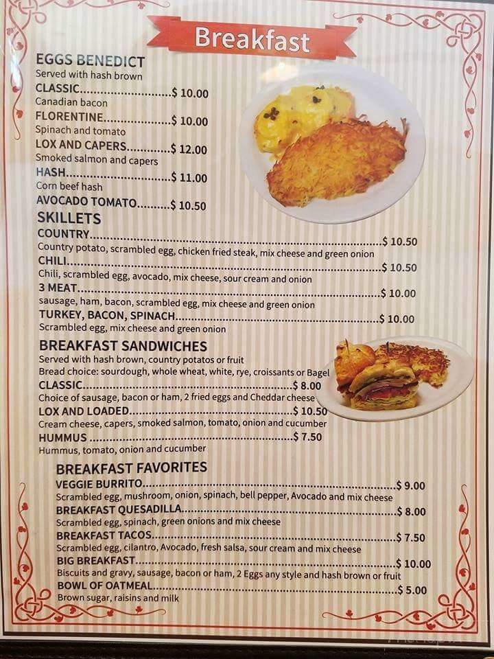 North Bay Cafe - Petaluma, CA menu_pic
