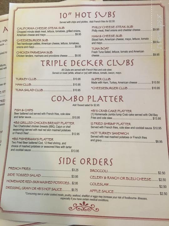 Four Brothers Restaurant - York, PA menu_pic