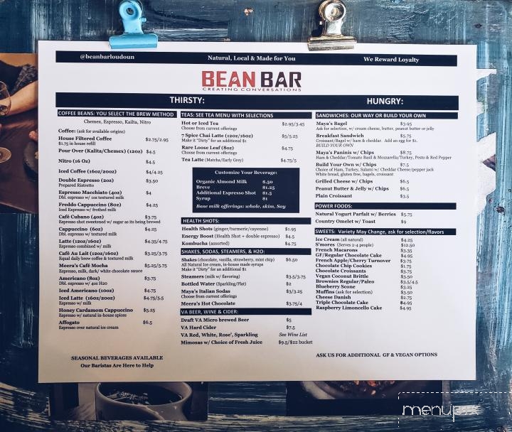 Bean Bar - Leesburg, VA