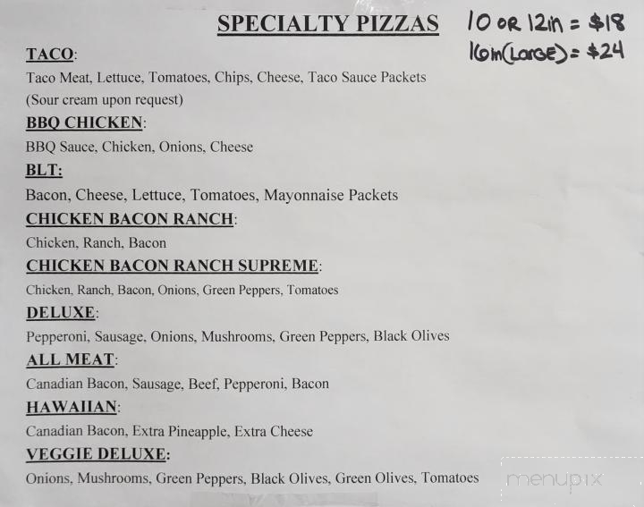 Route 35 Pub & Pizza - Bloomington, WI menu_pic