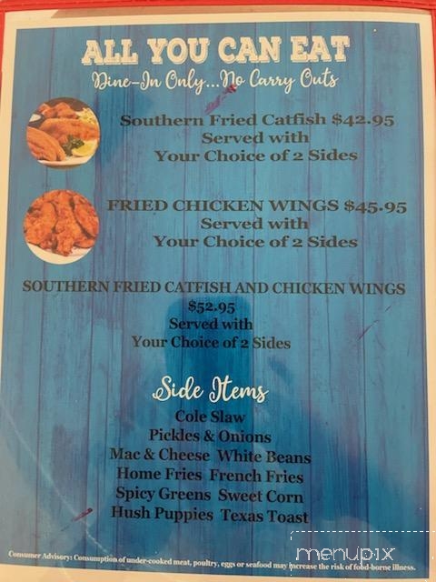 Uncle Settle's Fish Chicken and More - Clarksville, TN menu_pic