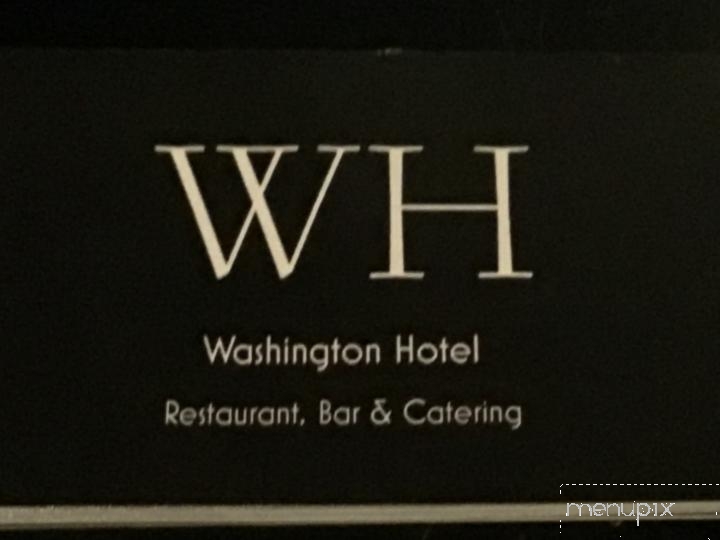 Washington Hotel - Minersville, PA menu_pic
