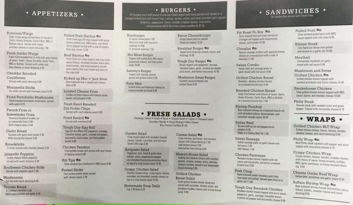 Sammy's Pizza - Kankakee, IL menu_pic