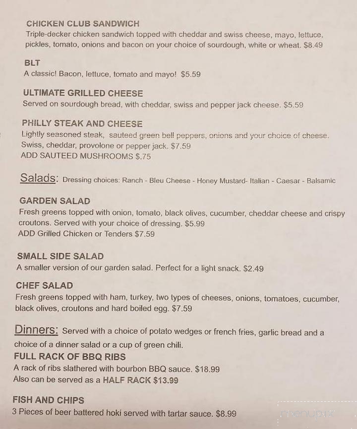 Nite Owl Sports Bar & Grill - Lakewood, CO menu_pic
