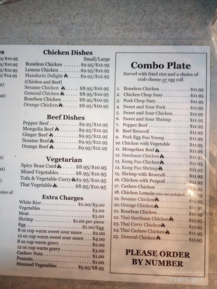 Ku's Wokery Chinese Cuisine - Merrill, WI menu_pic