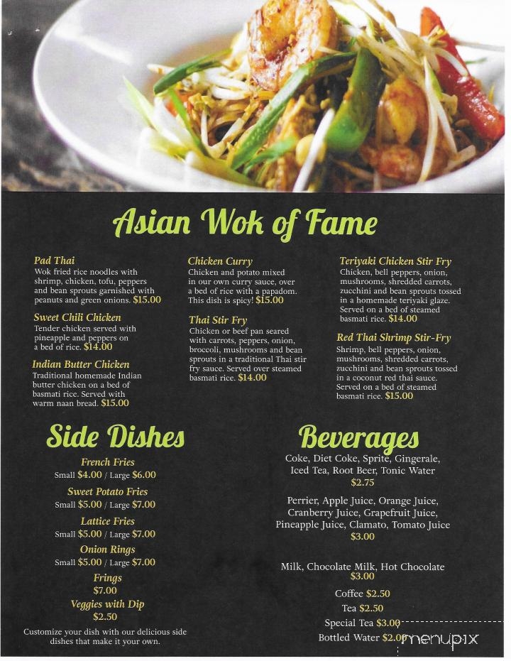 That's My Spot - Bowmanville, ON menu_pic