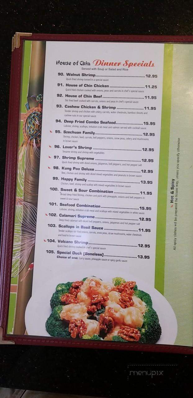 House of Chin - Delta, CO menu_pic