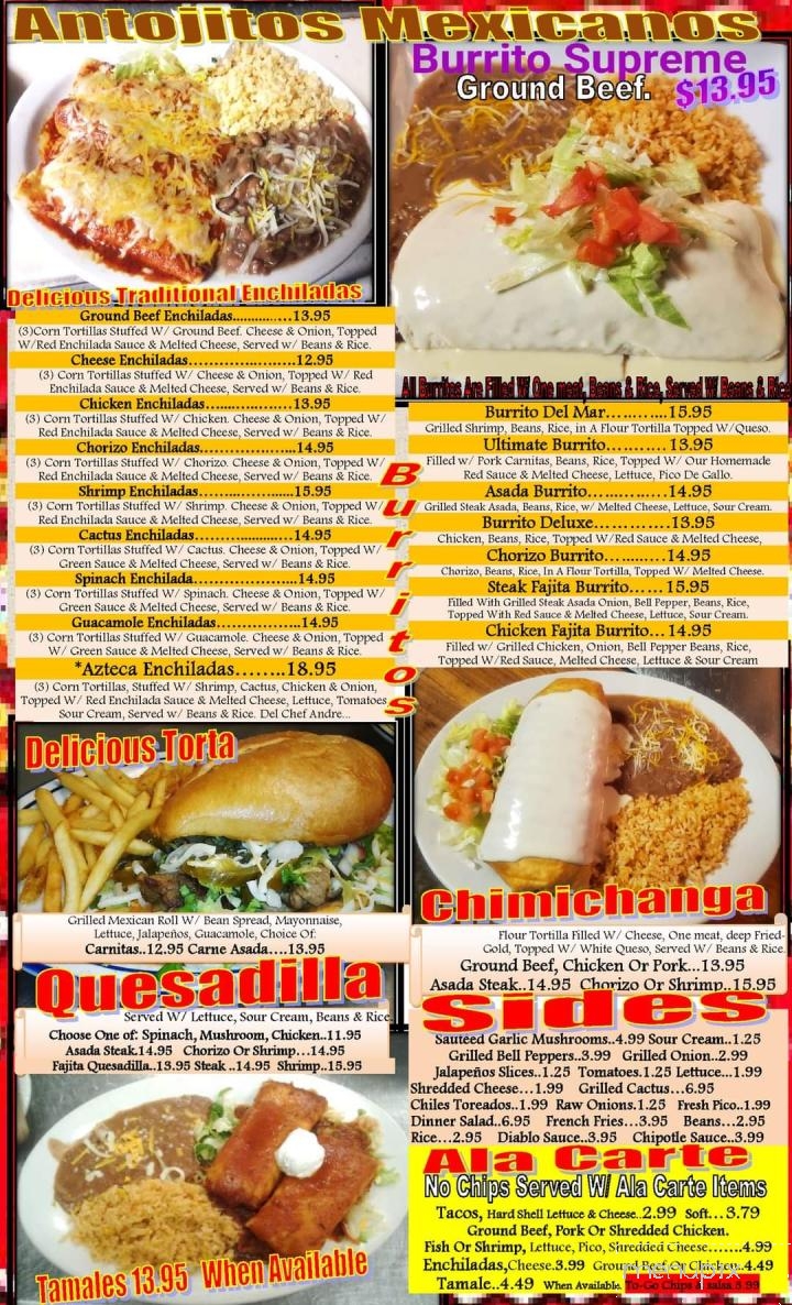 Fiesta Azteca Mexican Restaurant - Raytown, MO menu_pic
