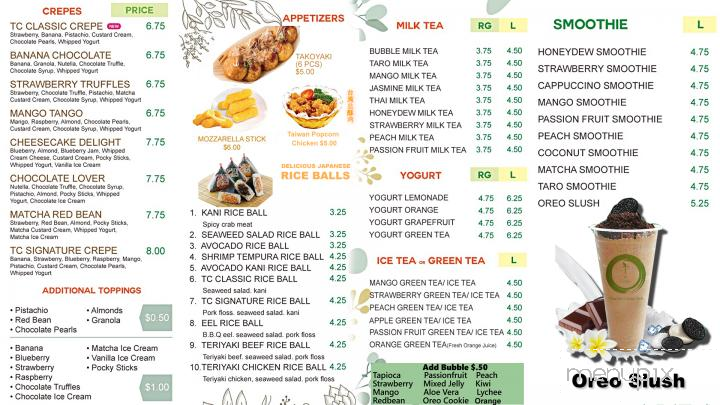 Tea and Crepe - Fargo, ND menu_pic
