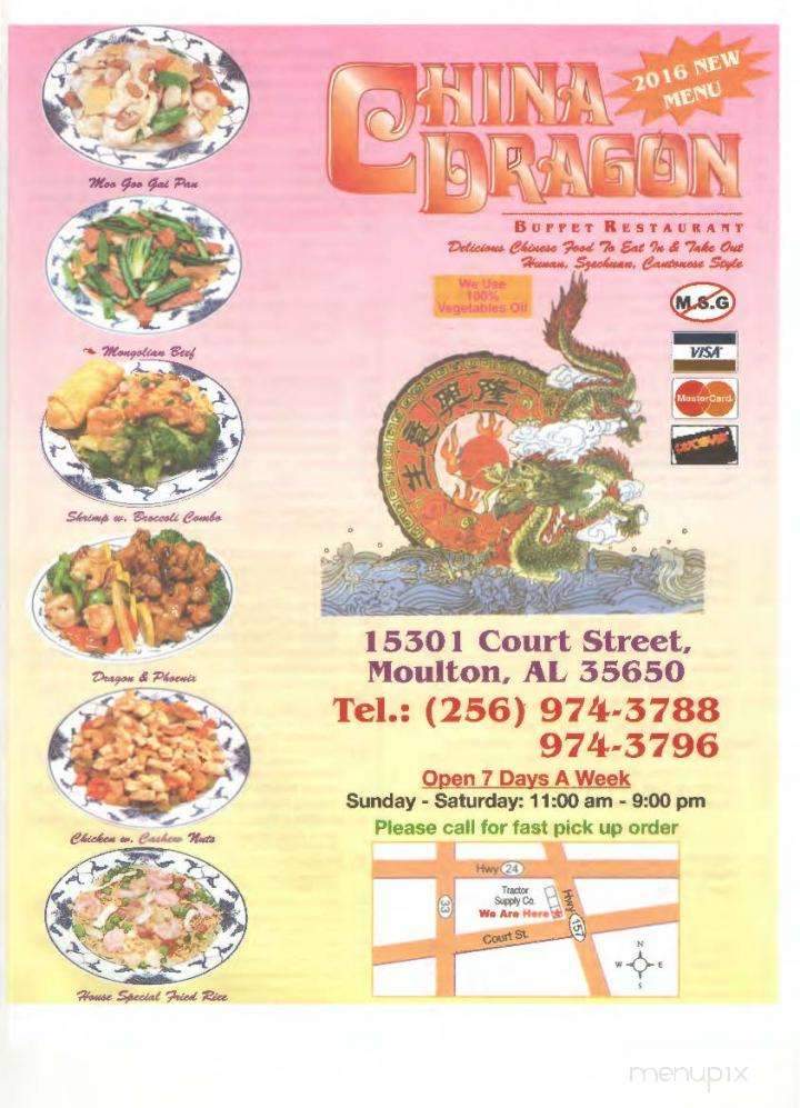 China Dragon - Moulton, AL menu_pic