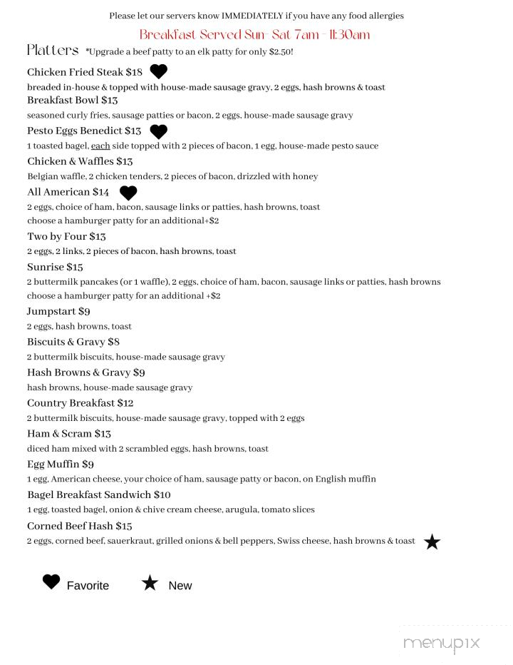 Timber Lodge Cafe - Saint Maries, ID menu_pic