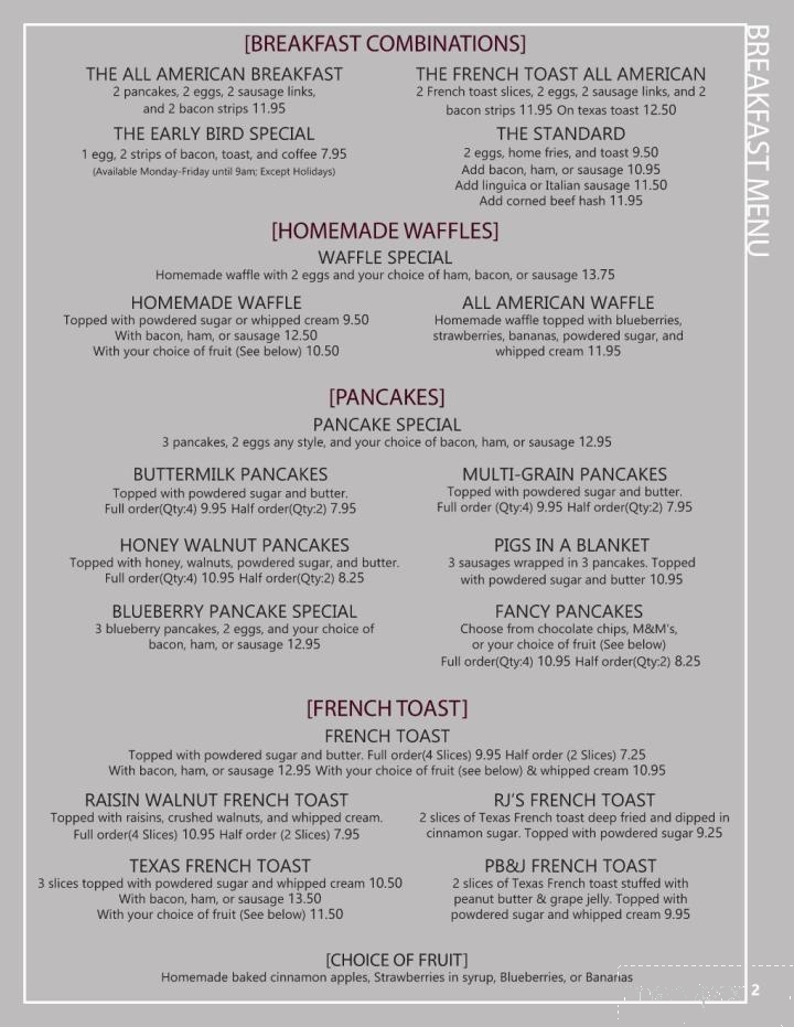 The Omelet Factory - Pembroke, MA menu_pic