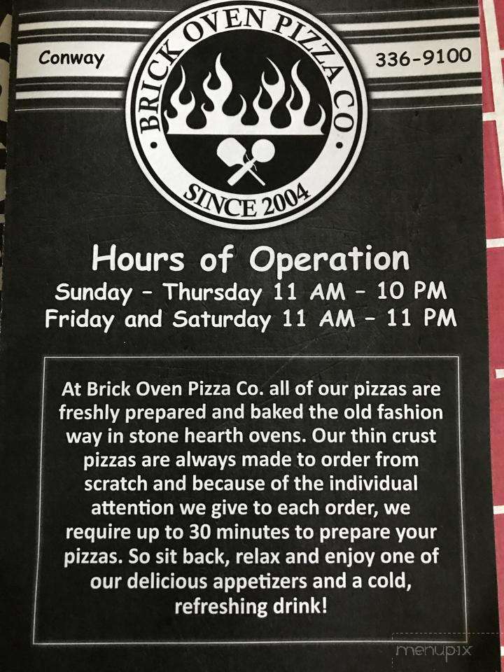 Brick Oven Pizza Company - Conway, AR
