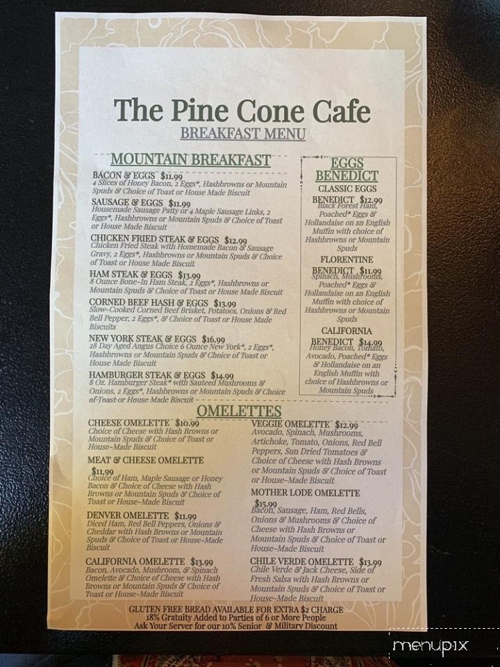 The Pine Cone Cafe - Mi Wuk Village, CA