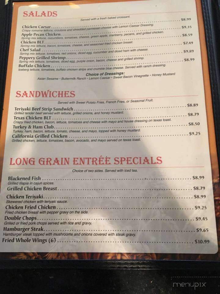 Long Grain Cafe - Florence, SC menu_pic