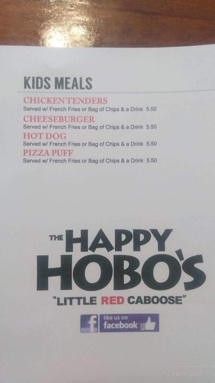 Happy Hobos Little Red Caboose - Putnam, IL menu_pic
