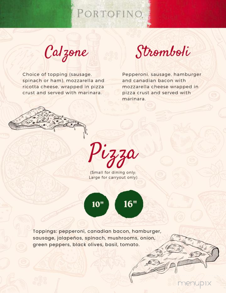 Portofino Italian Restaurant - Conway, AR menu_pic