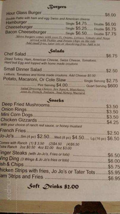 Hour Glass Pub & Eatery - Portland, OR menu_pic