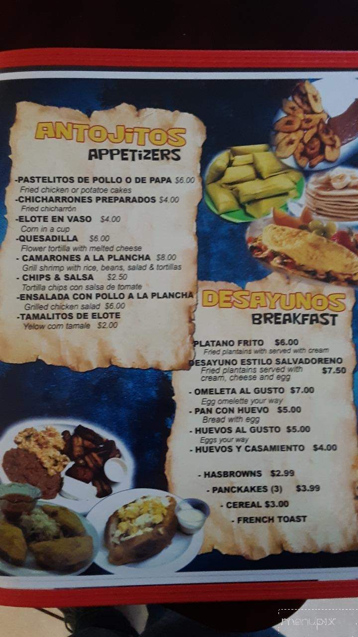 El Rinconcito - Fort Wayne, IN menu_pic