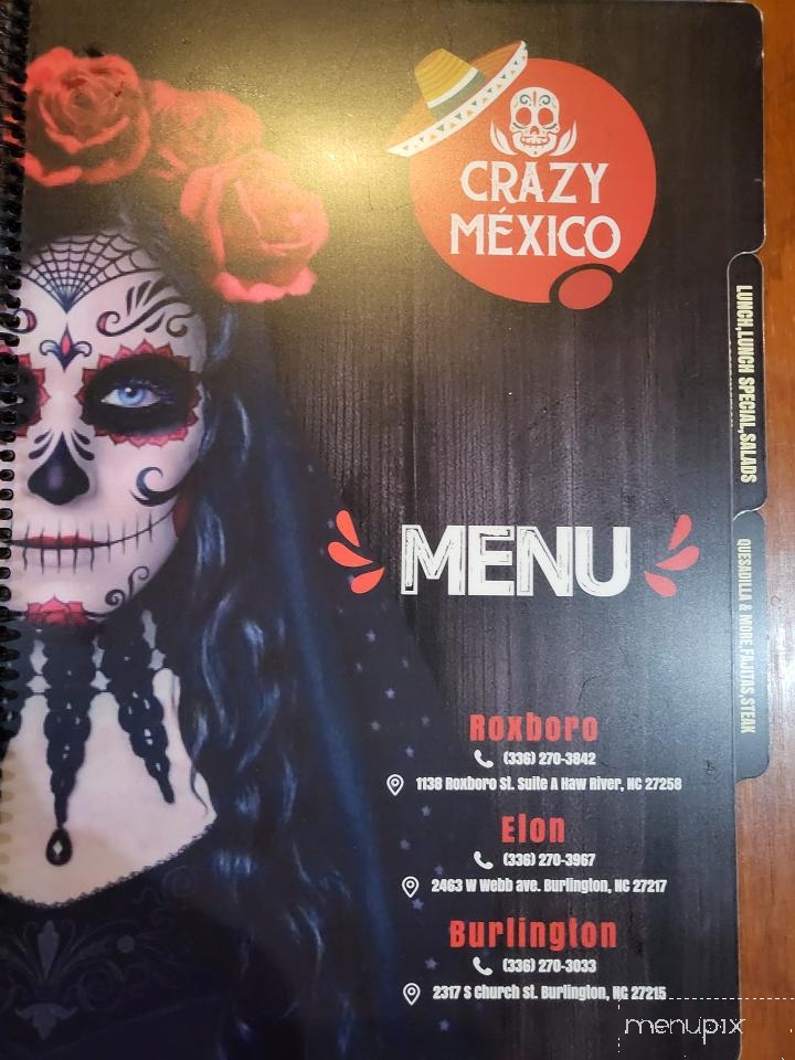 Crazy Mexico Restaurant - Burlington, NC