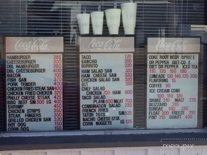 Kremee - Coldwater, KS menu_pic