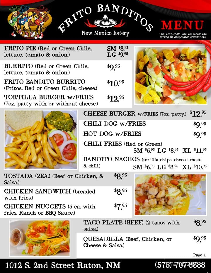 Frito Banditos New Mexican Eatery - Raton, NM