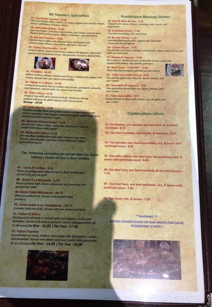 Los Patrons - Minette, AL menu_pic
