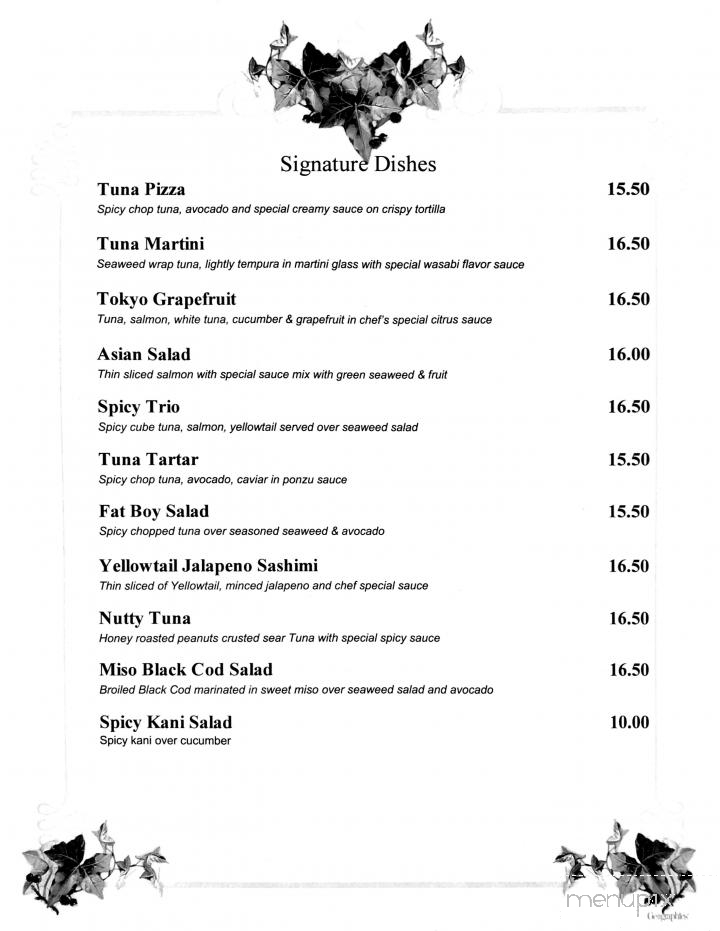 Konbu Japanese Restaurant - Englishtown, NJ menu_pic