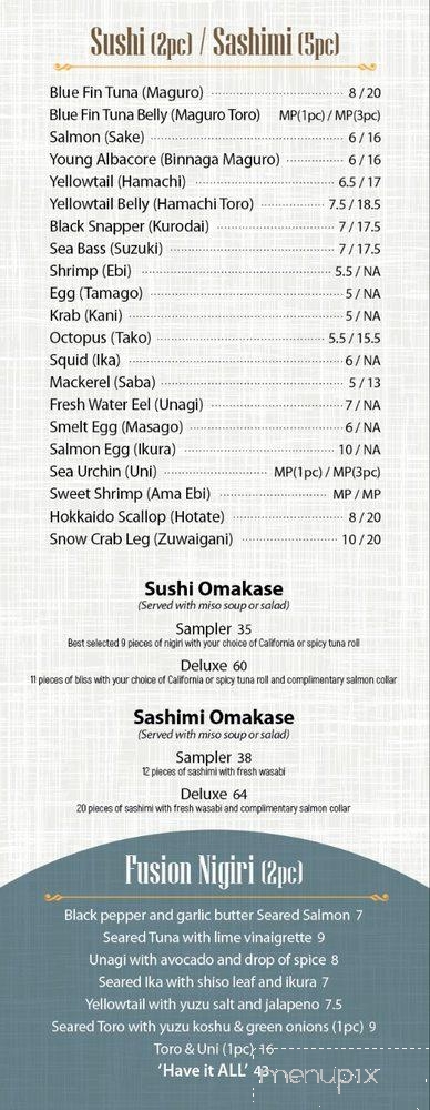 Yuka - Cypress, CA menu_pic