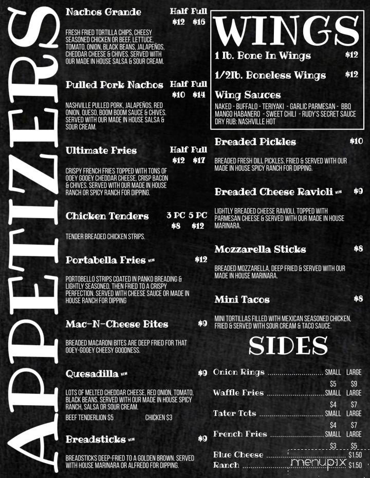 Rudy's Bar & Grill - Aurora, MN menu_pic