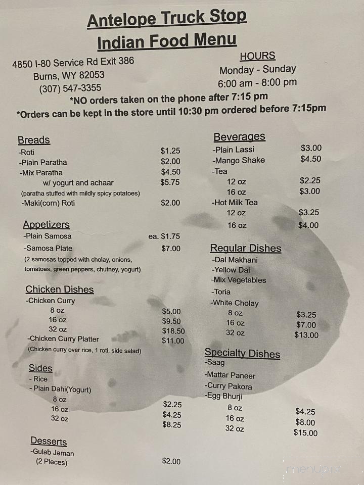 Antelope Truck Stop Pronghorn - Burns, WY
