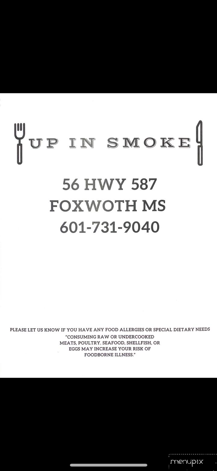 Up In Smoke BBQ and Steaks - Foxworth, MS