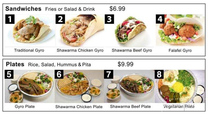 Gyros Xpress - Arlington, TX menu_pic