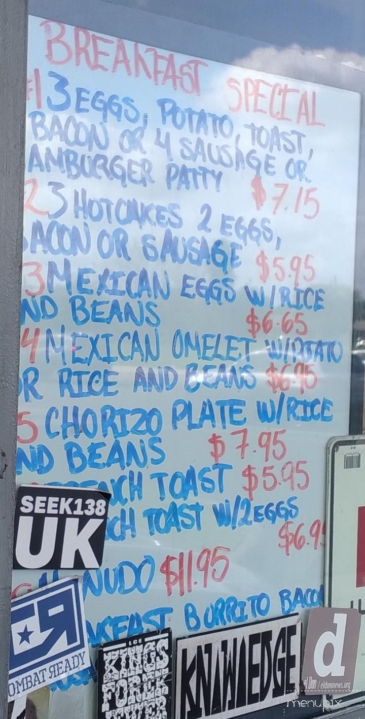 Cozy Corner Drive In - Santa Ana, CA menu_pic