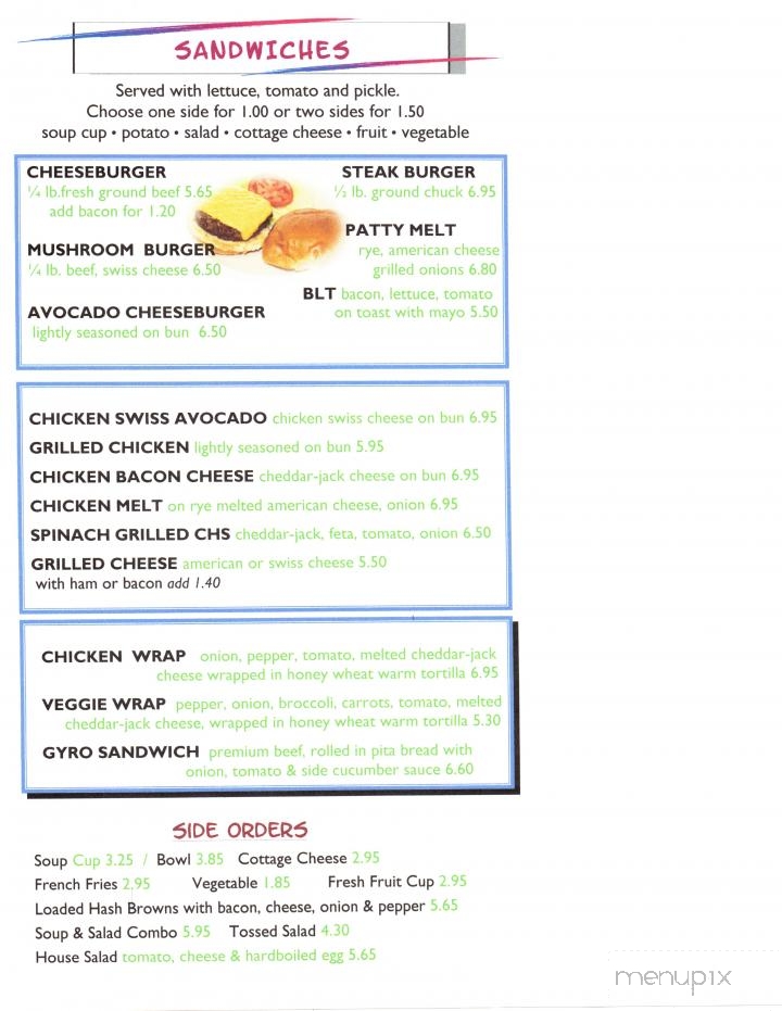 Waffle Shop Family Restaurant - Loves Park, IL menu_pic