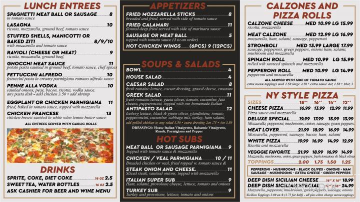 Mangia Bene Ristorante - Cape Coral, FL menu_pic