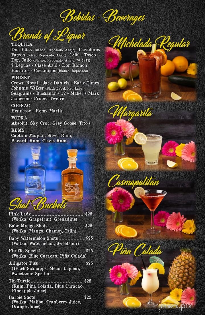 Eva's Cantina & Grill - Salinas, CA menu_pic
