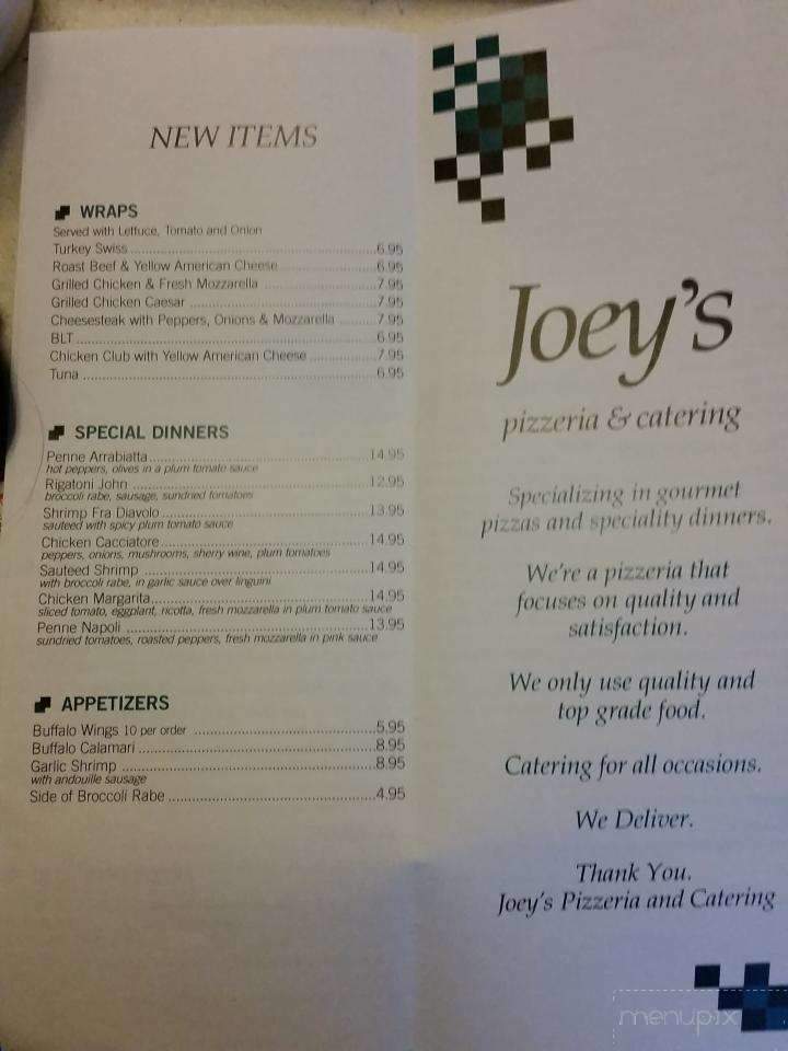 Joey's Pizzeria - Belleville, NJ menu_pic