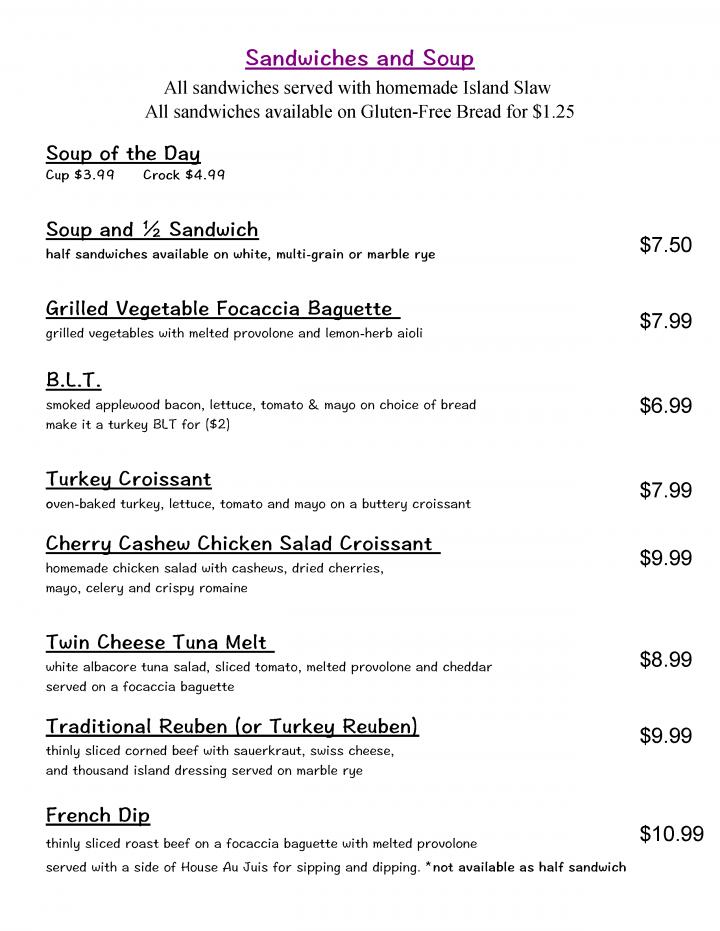 The Breakfast Cottage - Nokomis, FL menu_pic