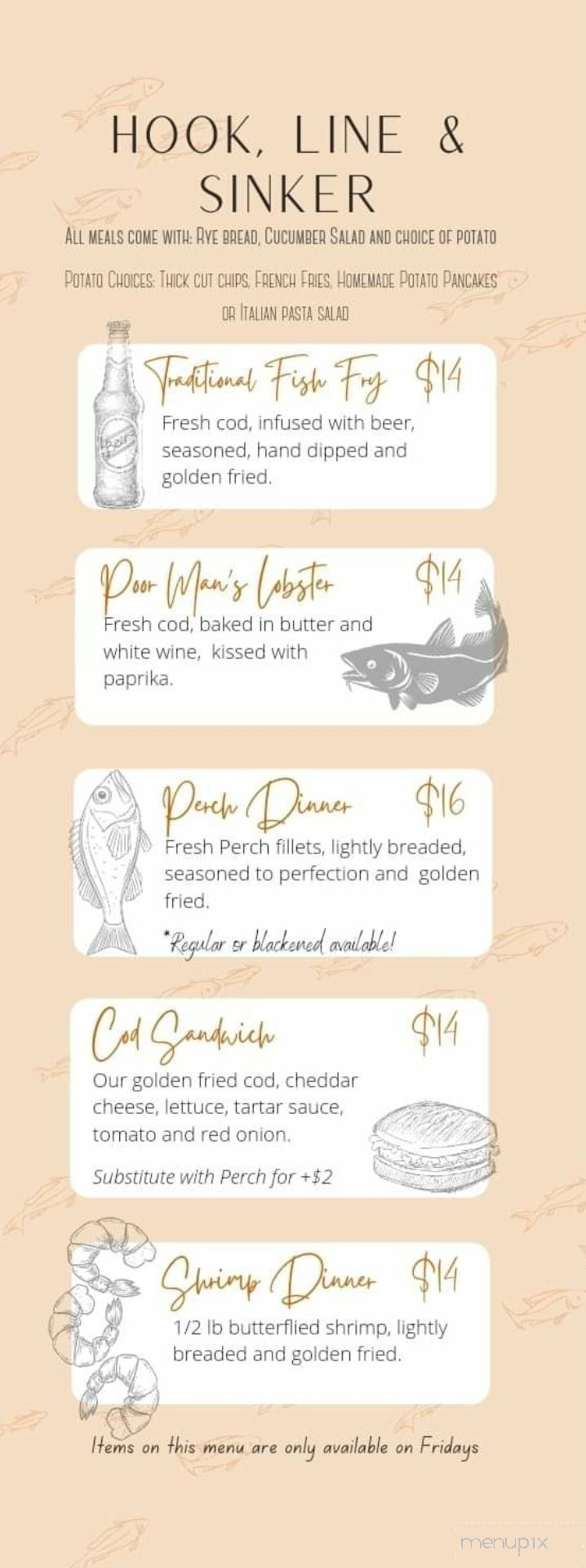Town 9 Tap - Richfield, WI menu_pic