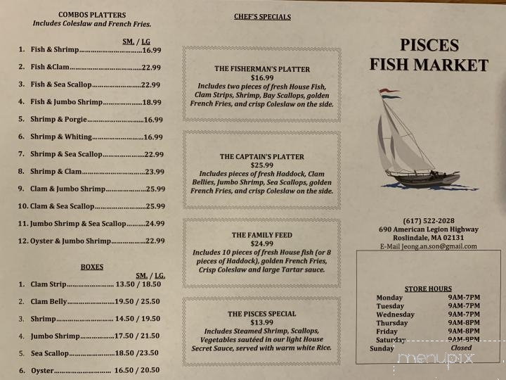 Pisces Fish Market - Roslindale, MA